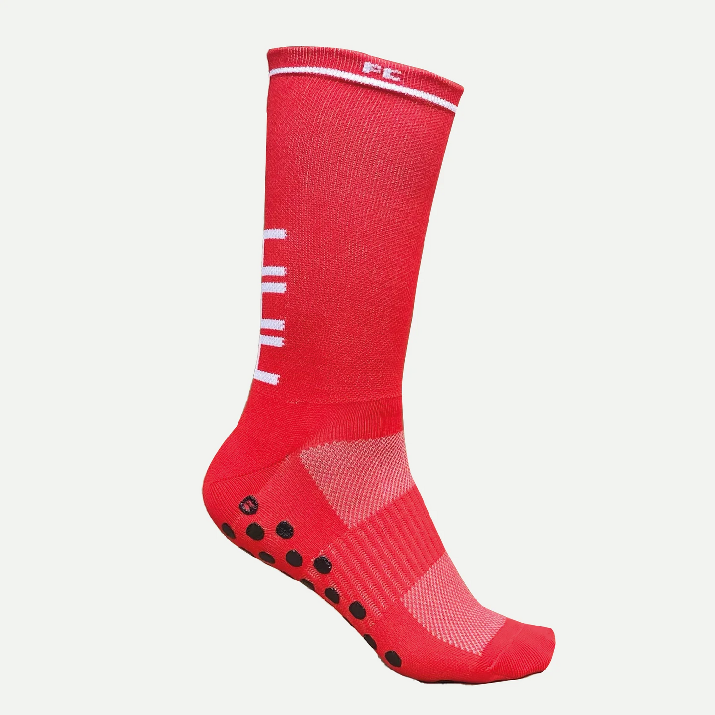 Mejores medias/calcetines antideslizantes ligeras y protectoras para futbolistas rojos en Colombia