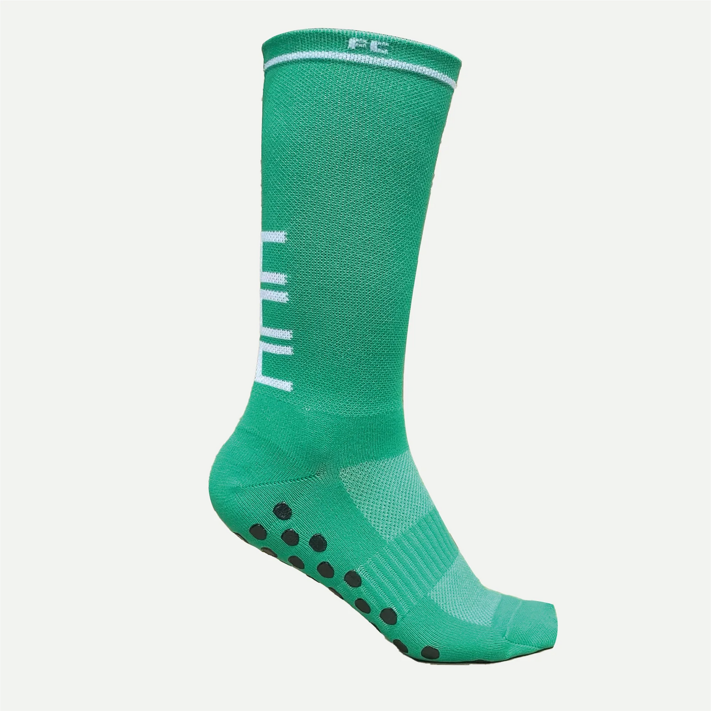 Mejores medias/calcetines antideslizantes ligeras y protectoras para futbolistas verdes en Colombia